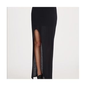 Helmut Lang Jersey Maxi Skirt